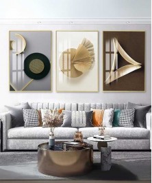60*90 Cm Wall 3D Crystall Porsalein Painting Decorative For Living Room 